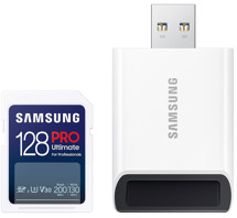 Samsung PRO Ultimate SDXC 128GB + USB adaptér
