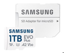 Samsung EVO+ microSDXC 1TB + SD adaptér