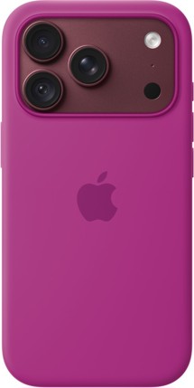 Apple silikonový zadní kryt s podporou MagSafe pro Apple iPhone 18 Pro magentový