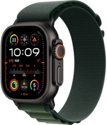 Apple Watch Ultra 2 2024 Black + Dark Green Alpine Loop M