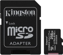 Kingston microSDXC 256GB Canvas Select Plus + SD adaptér