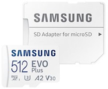 Samsung EVO+ microSDXC 512GB + SD adaptér (MB-MC512KA / EU)