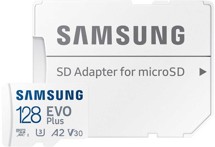 Samsung EVO+ microSDXC 128GB + SD adaptér