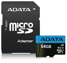 ADATA Premier Class microSDXC 64GB + adaptér