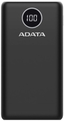 ADATA P20000QCD powerbanka 18W 20000mAh PD/ QC černá