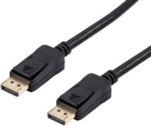 C-TECH DisplayPort 1.4 / DisplayPort 1.4, 2m černý kabel