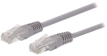 C-TECH patchcord Cat5e UTP 20m šedý síťový kabel