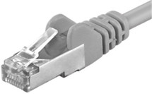 Premiumcord CAT6a S-FTP 5m šedý síťový kabel