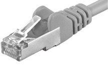 Premiumcord CAT6a S-FTP 15m šedý síťový kabel