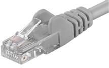 PremiumCord CAT6 UTP 15m šedý síťový kabel