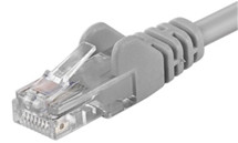 PremiumCord CAT5e UTP 7m šedý síťový kabel