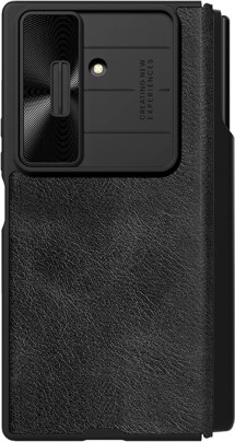 Nillkin Qin Book Pro flipové pouzdro s krytkou kamery a držákem na S Pen pro Samsung Galaxy Z Fold7 černé