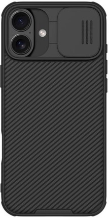 Nillkin CamShield Pro zadní kryt s krytkou kamery pro Apple iPhone 16 Plus černý