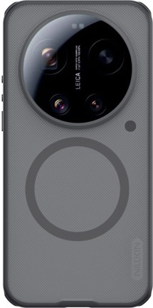 Nillkin Super Frosted Pro Magnetic zadní kryt se zabudovanými magnety pro Xiaomi 17 Ultra čirý/černý