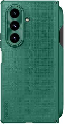 Nillkin Super Frosted Fold Magnetic zadní kryt s držákem S Pen a MagSafe magnety pro Samsung Galaxy Z Fold7 zelený