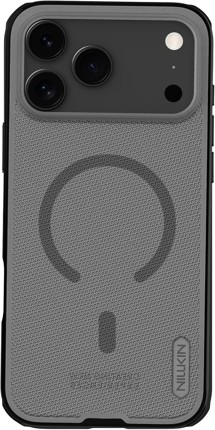 Nillkin Super Frosted Pro Magnetic zadní kryt se zabudovanými magnety pro Apple iPhone 17 Pro Max čirý/černý