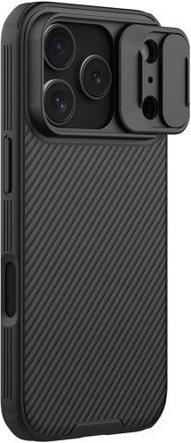 Nillkin CamShield Pro zadní kryt s krytkou kamery pro Apple iPhone 17 Pro černý