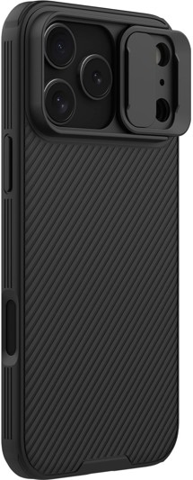 Nillkin CamShield Pro zadní kryt s krytkou kamery pro Apple iPhone 17 Pro Max černý