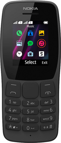 Nokia 110 Dual-SIM Black