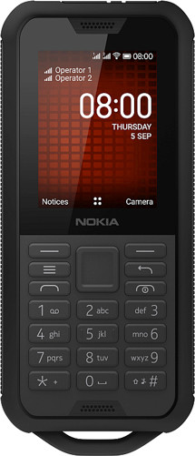 Nokia 800 Tough Dual-SIM Black Steel