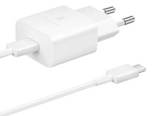 Samsung 15W nabíječka USB-C s kabelem USB-C bílá  (EP-T1510XWEGEU)
