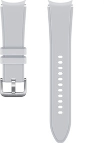 Samsung Ridge Sport Band sportovní řemínek s rýhováním 20mm Quick Release pro smartwatch stříbrný (ET-SFR89LSEGEU) M / L