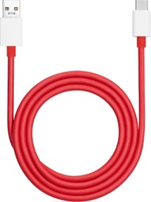 OnePlus SUPERVOOC Charge USB-A / USB-C 100W 1m červený kabel