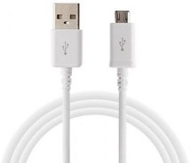 Samsung USB-A / micro USB 1m bílý kabel bulk (EP-DG925UWE)