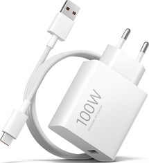 Xiaomi 100W USB-A nabíječka s kabelem USB-C bílá (MDY-19-ER)