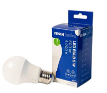 TESLA BL270540-8 – LED bulb žárovka E27, 5W, 500 lm, 4000K, denní bílá