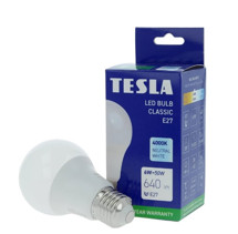 TESLA BL270640-1 – LED bulb žárovka E27, 6W, 640 lm, 4000K, denní bílá