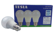 TESLA BL270940-3PACK – LED bulb žárovky E27, 9W, 1055 lm, 4000K, denní bílá, 3 ks v balení