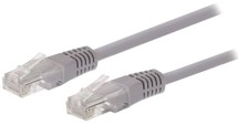 C-TECH patchcord Cat5e UTP 3m šedý síťový kabel