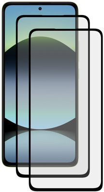 CELLFISH DUO 5D tvrzené sklo pro Xiaomi Redmi Note 14 / 14 5G / POCO M7 Pro 5G Full-Frame černé 2ks