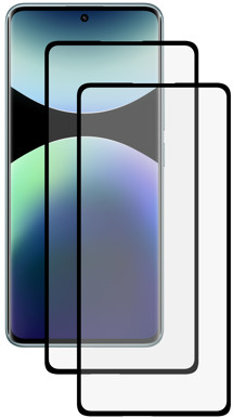 CELLFISH DUO 5D tvrzené sklo pro Xiaomi Redmi Note 14 Pro+ 5G / POCO X7 5G Full-Frame černé 2ks