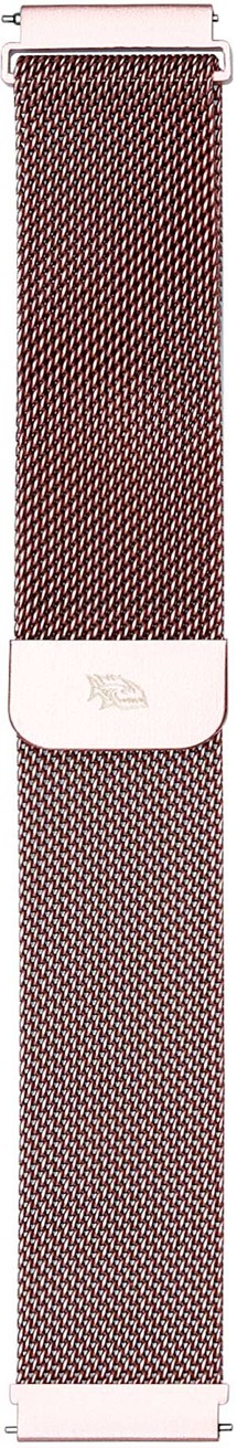 CELLFISH magnetický řemínek milánský tah 22mm Quick Release pro smartwatch růžový