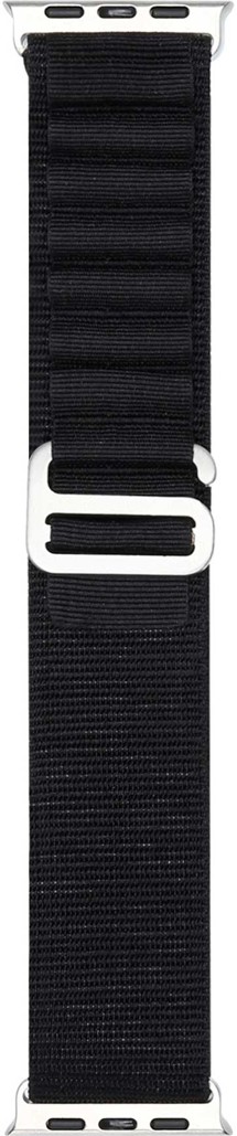 CELLFISH Alpine Loop textilní řemínek Alpský tah pro Apple Watch 38 / 40 / 41mm černý