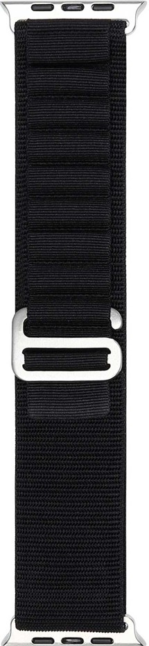 CELLFISH Alpine Loop textilní řemínek Alpský tah pro Apple Watch 42 / 44 / 45 / 49mm černý