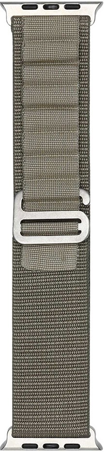 CELLFISH Alpine Loop textilní řemínek Alpský tah pro Apple Watch 42 / 44 / 45 / 49mm zelený