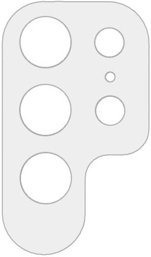 CELLFISH Lens tvrzené sklo fotoaparátu pro Xiaomi Redmi Note 13 Pro čiré