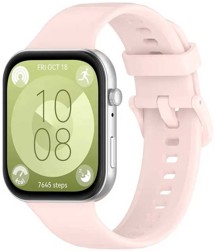 CELLFISH silikonový řemínek pro Huawei Watch Fit 3 / Fit 4 / Fit 4 Pro růžový