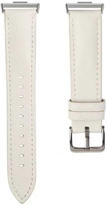 CELLFISH kožený řemínek pro Huawei Watch Fit 3 / Fit 4 / Fit 4 Pro bílý