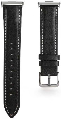 CELLFISH kožený řemínek pro Huawei Watch Fit 3 / Fit 4 / Fit 4 Pro černý