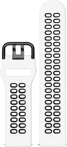 CELLFISH eXtreme silikonový řemínek 22mm Quick Release bílý / černý