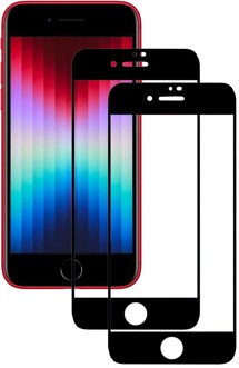 CELLFISH DUO 5D tvrzené sklo pro Apple iPhone 7 / 8 / SE2020 / SE2022 Full-Frame černé 2ks