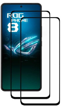 CELLFISH DUO 5D tvrzené sklo pro ASUS ROG Phone 8 / 8 Pro / Zenfone 11 Ultra Full-Frame černé 2ks