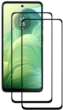 CELLFISH DUO 5D tvrzené sklo pro Motorola Moto G04 Full-Frame černé 2ks