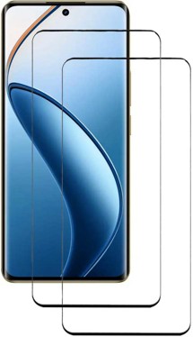 CELLFISH DUO 5D tvrzené sklo pro realme 12 Pro / 12 Pro+ Full-Frame černé 2ks