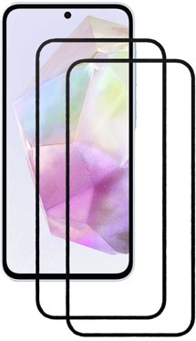 CELLFISH DUO 5D tvrzené sklo pro Samsung Galaxy A35 5G Full-Frame černé 2ks