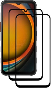 CELLFISH DUO 5D tvrzené sklo pro Samsung Galaxy Xcover7 Full-Frame černé 2ks